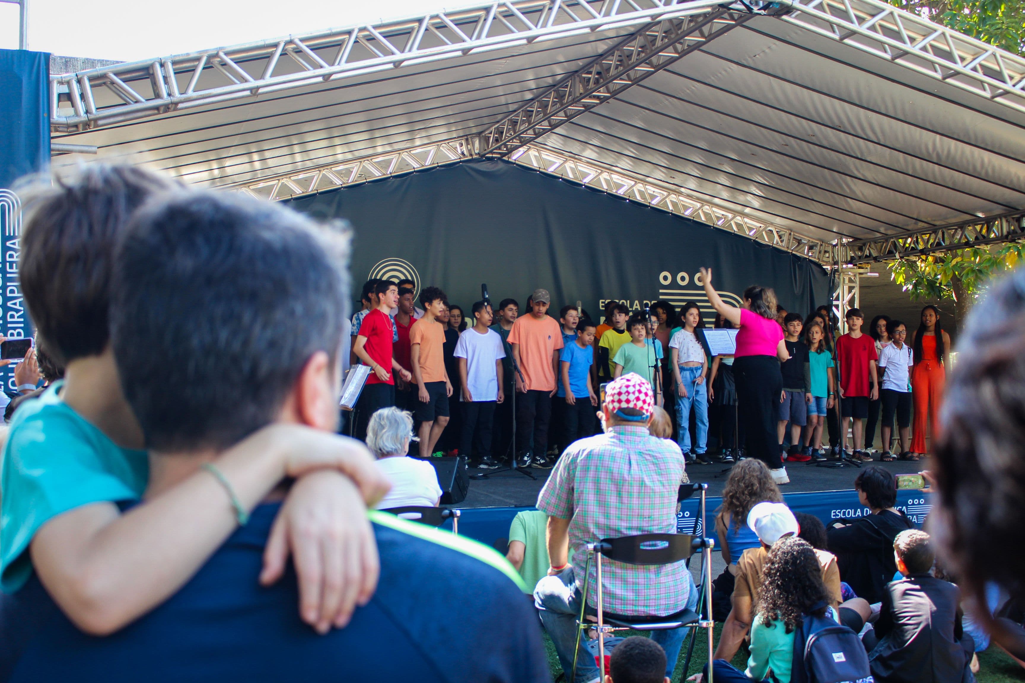 Grupo Vocal da Escola de Música é atração do "Música no Parque" deste fim de semana